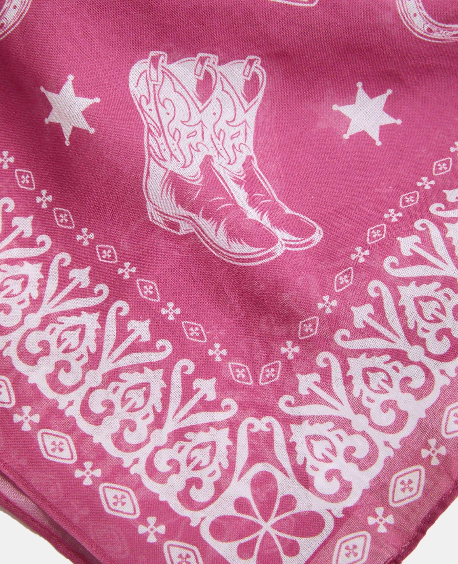 Foulard bandana avec santiags