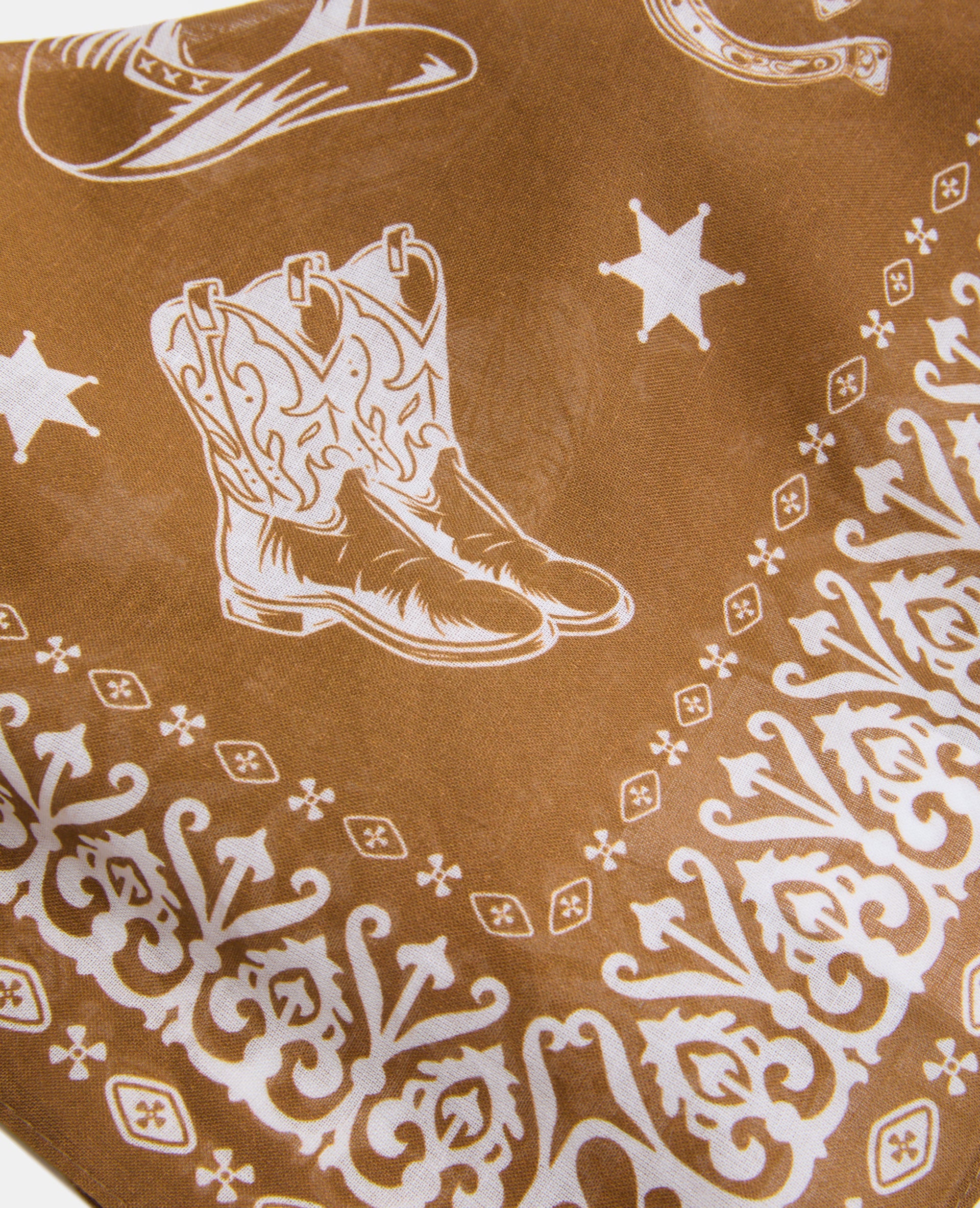 Foulard bandana avec santiags
