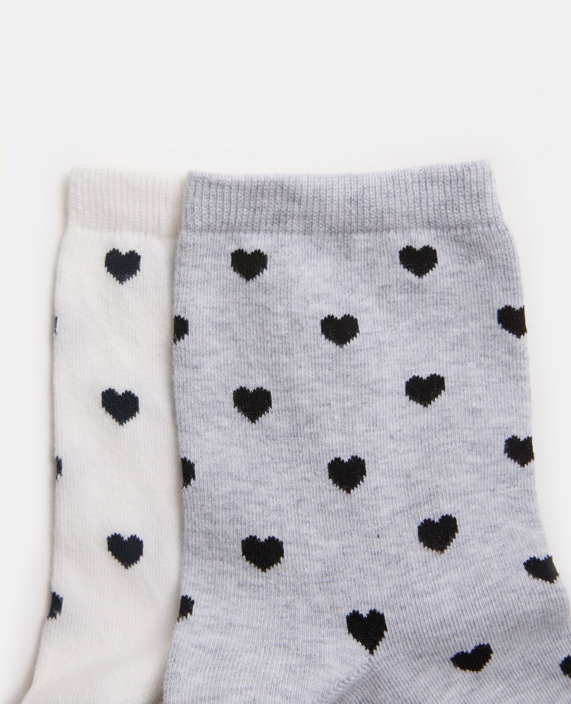 Lot de 2 paires de chaussettes Cœurs