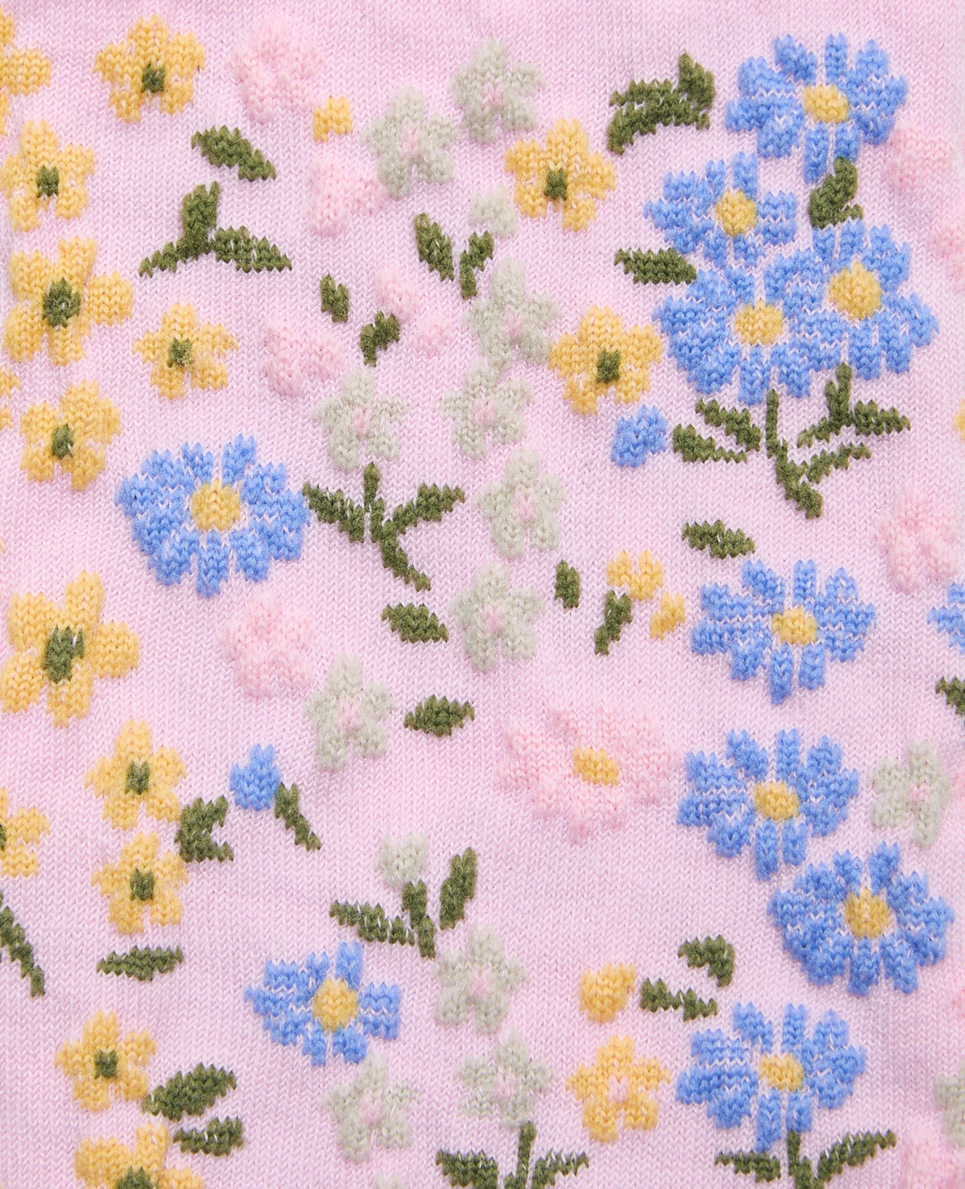 Paire de chaussettes avec fleurs