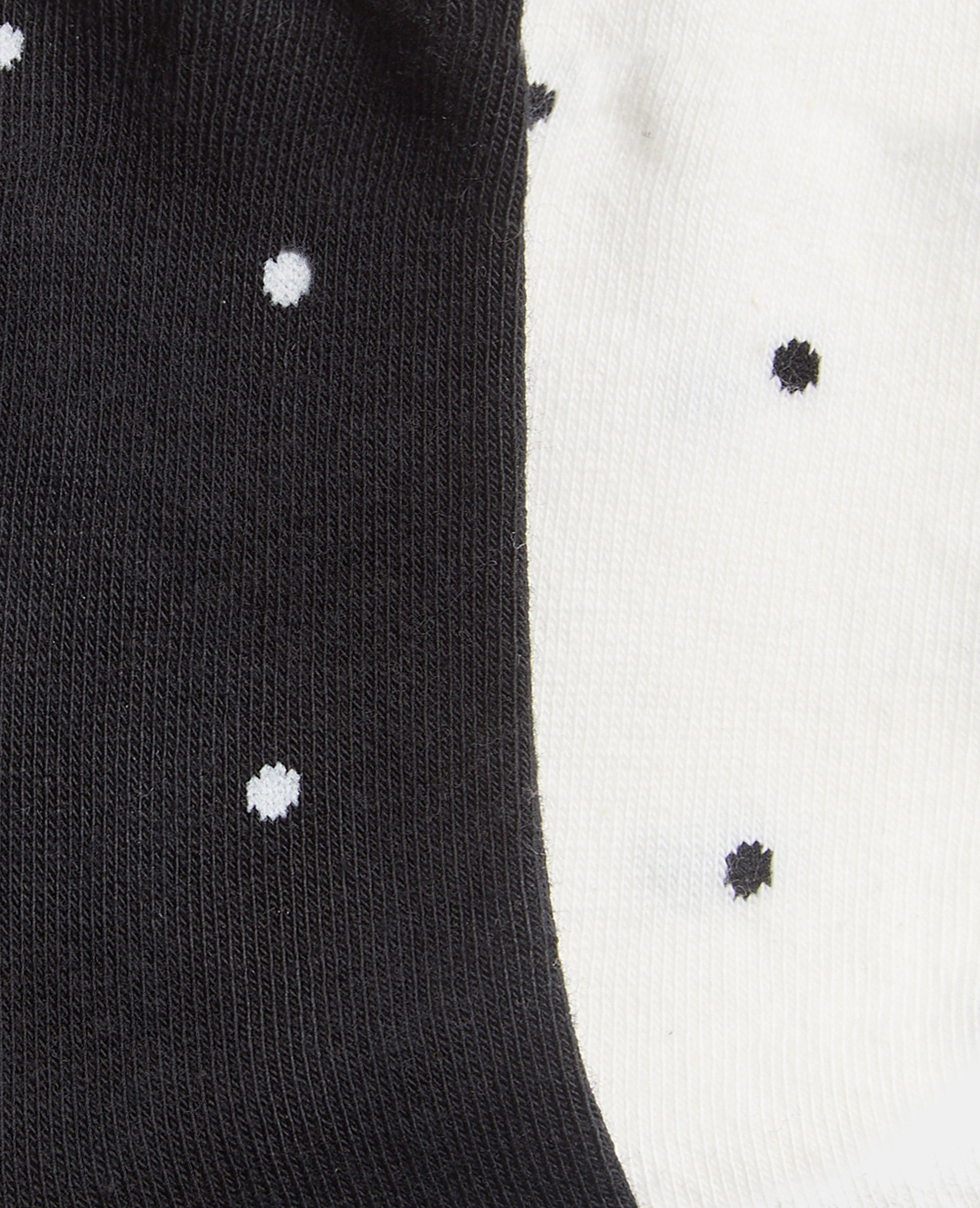 Lot de 2 paires de chaussettes à pois avec froufous