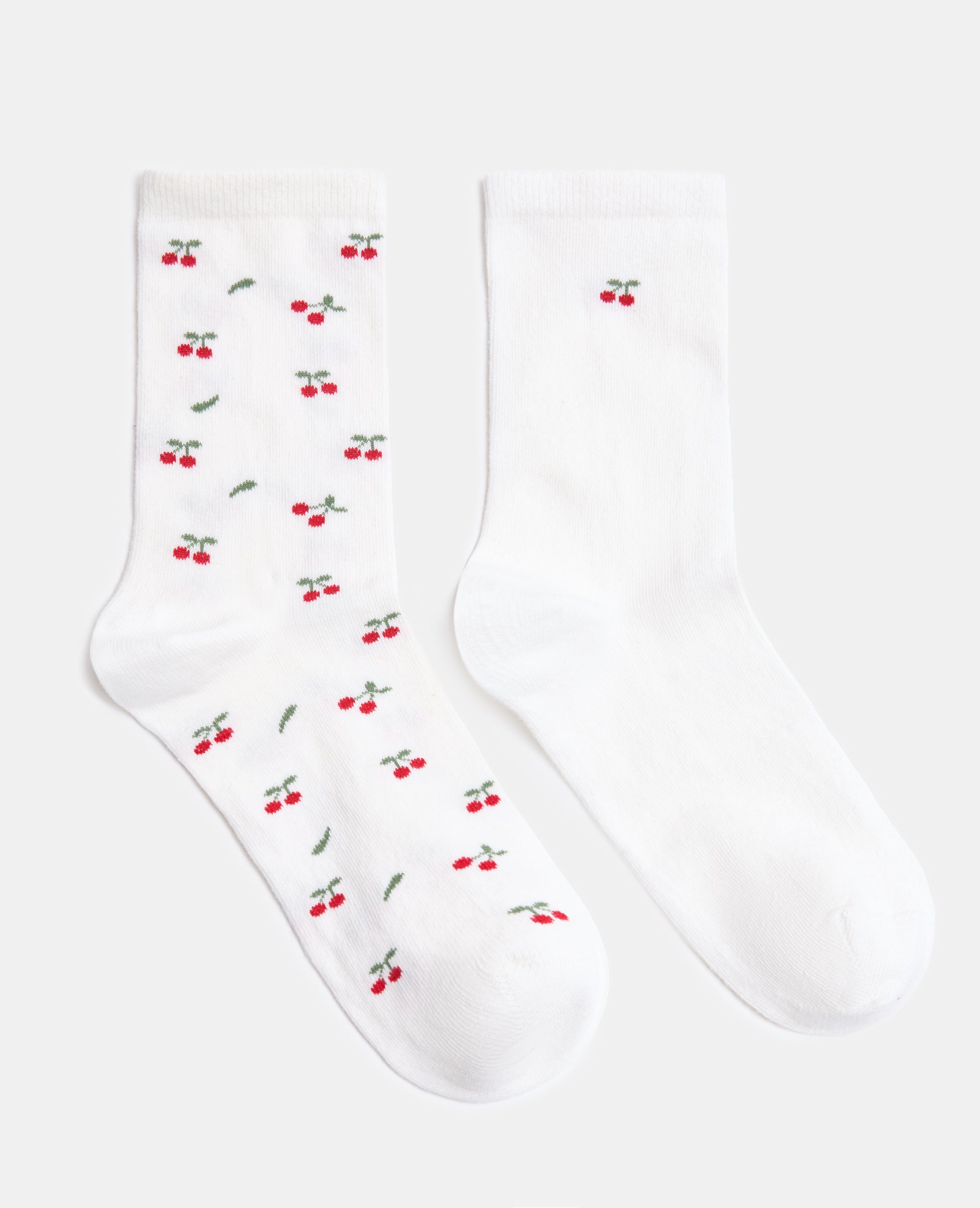 Lot de 2 paires de chaussettes cerises